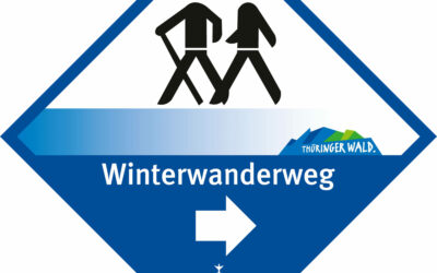 Schilder Winterwanderwege